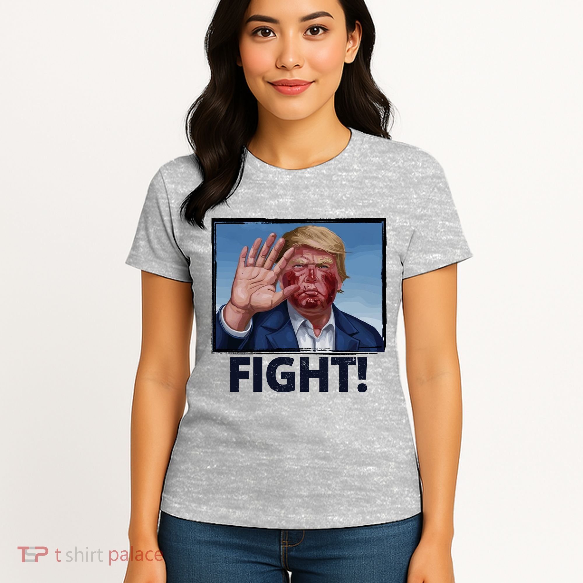 Donald Trump Fight! Rally Pro Trump Women's T-Shirt