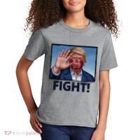 Donald Trump Fight! Rally Pro Trump Kids T-Shirt thumb 2