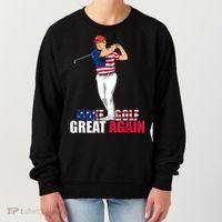 Donald Trump Funny Golf Gift Women's Sweatshirt thumb 0