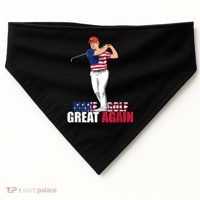 Donald Trump Funny Golf Gift USA-Made Doggie Bandana
