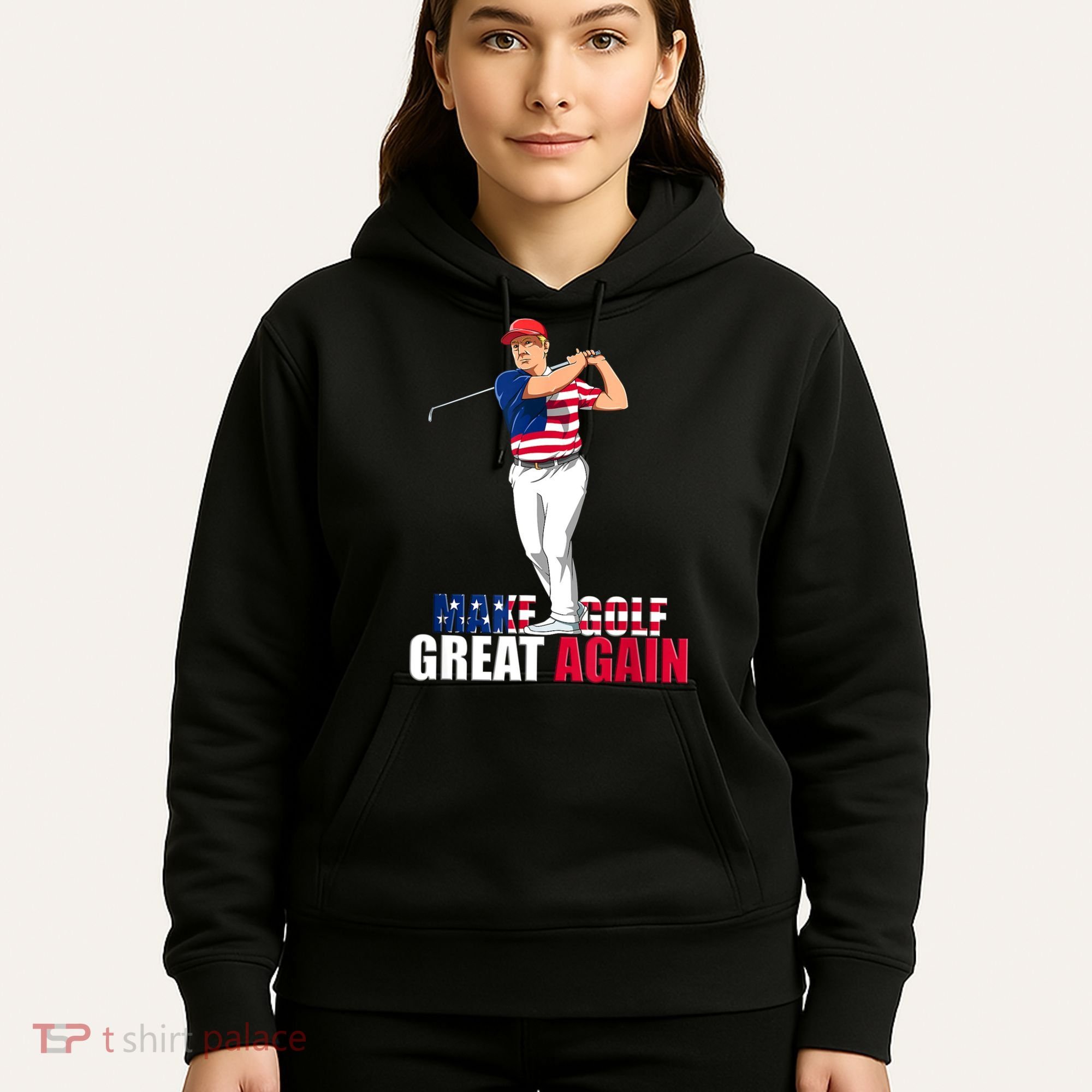 Donald Trump Funny Golf Gift Hoodie