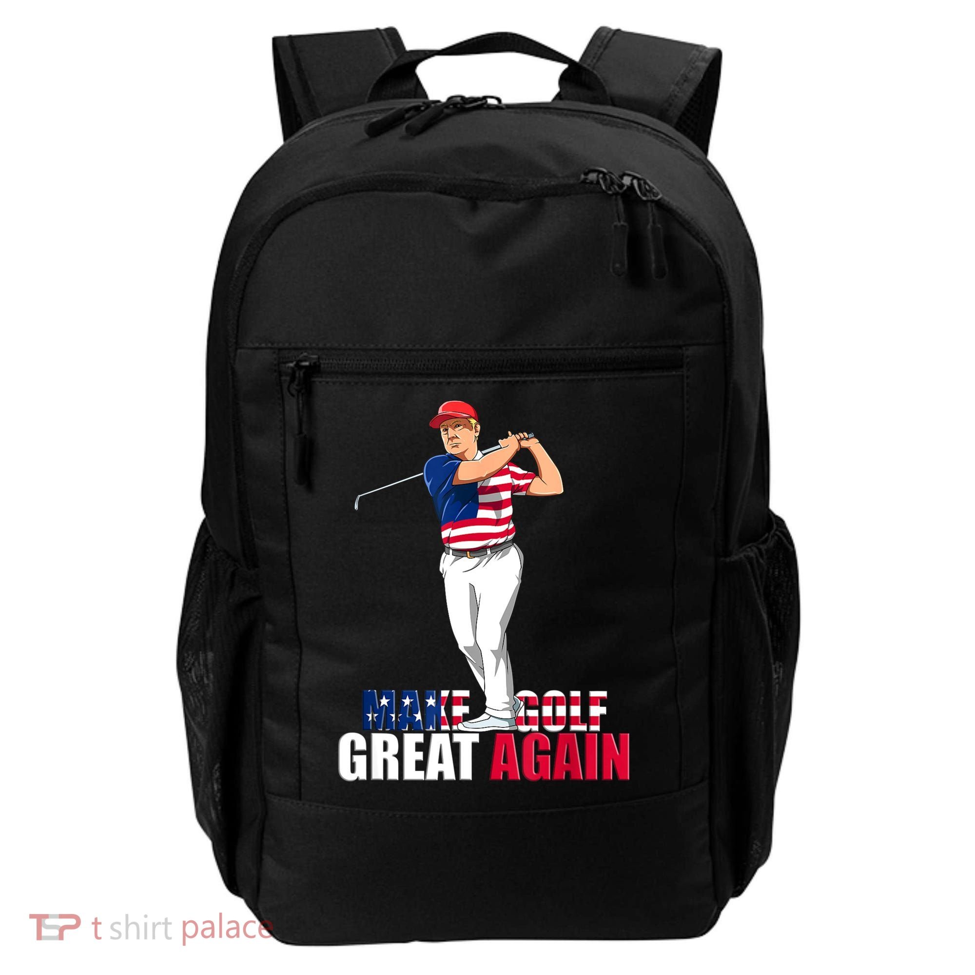 Donald Trump Funny Golf Gift Backpack