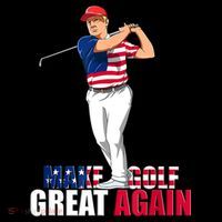 Donald Trump Funny Golf Gift Women's Hoodie thumb 2