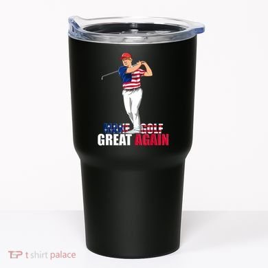 Donald Trump Funny Golf Gift Tumbler