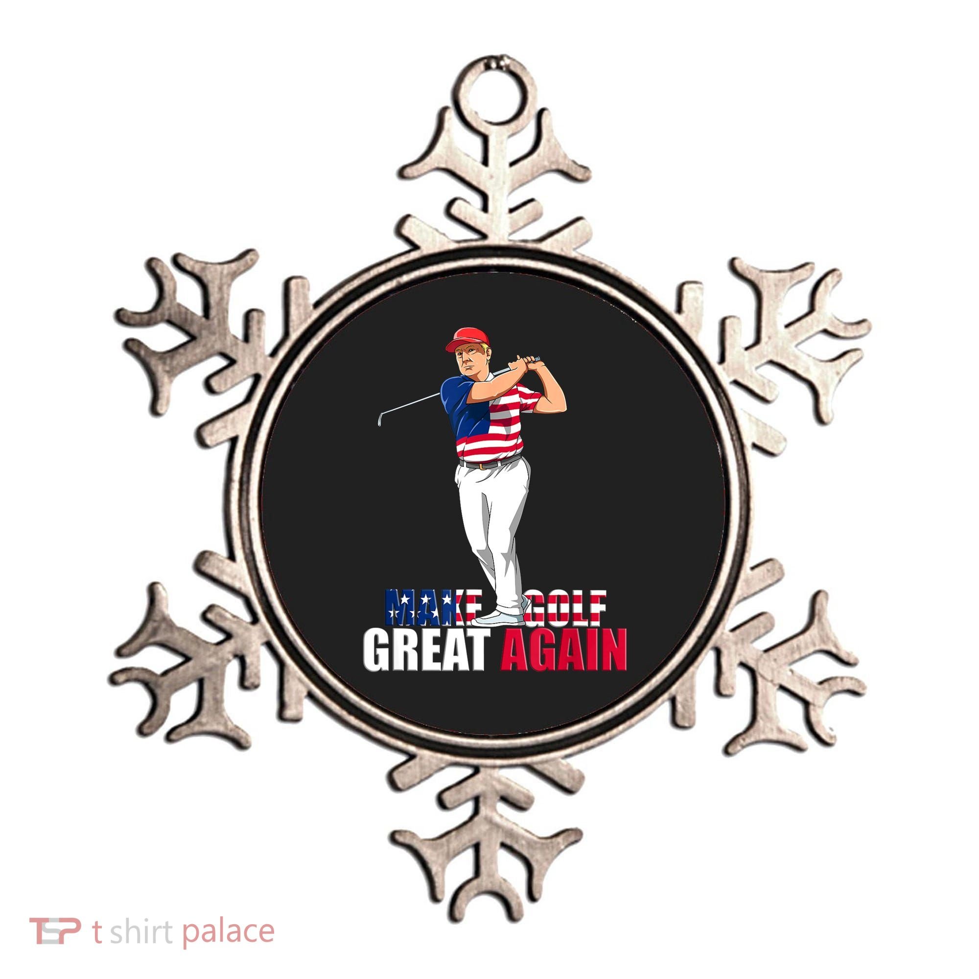 Donald Trump Funny Golf Gift Ornament