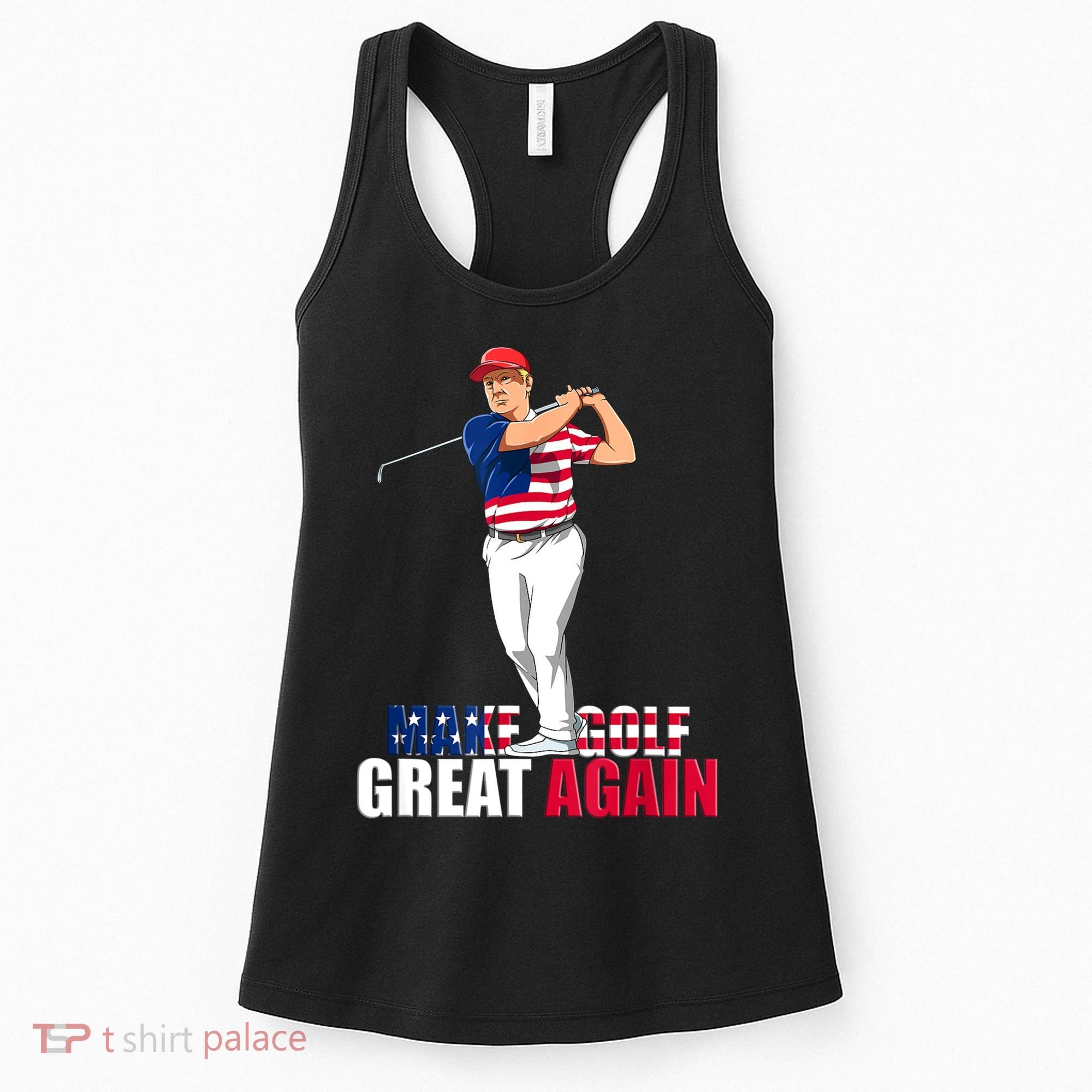 Donald Trump Funny Golf Gift Women's Tank Top