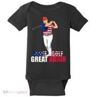 Donald Trump Funny Golf Gift Baby Bodysuit thumb 0