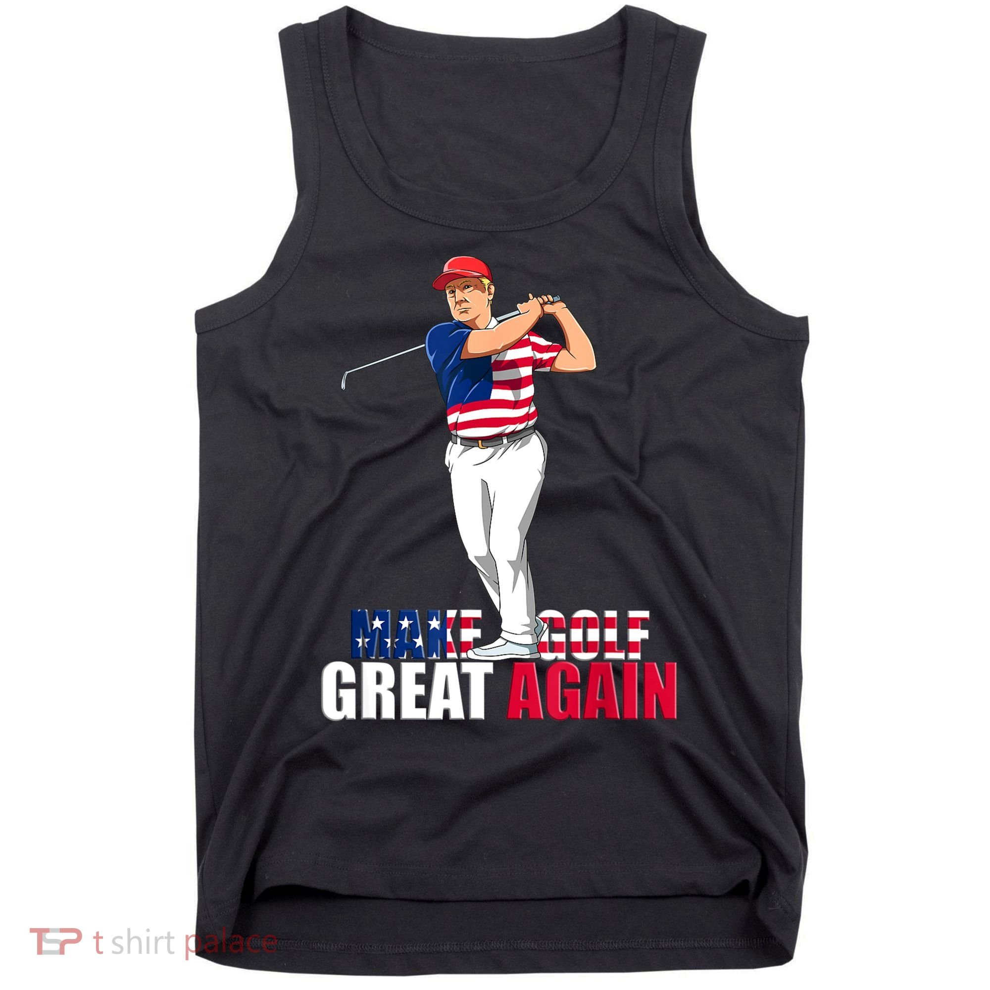 Donald Trump Funny Golf Gift Tank Top