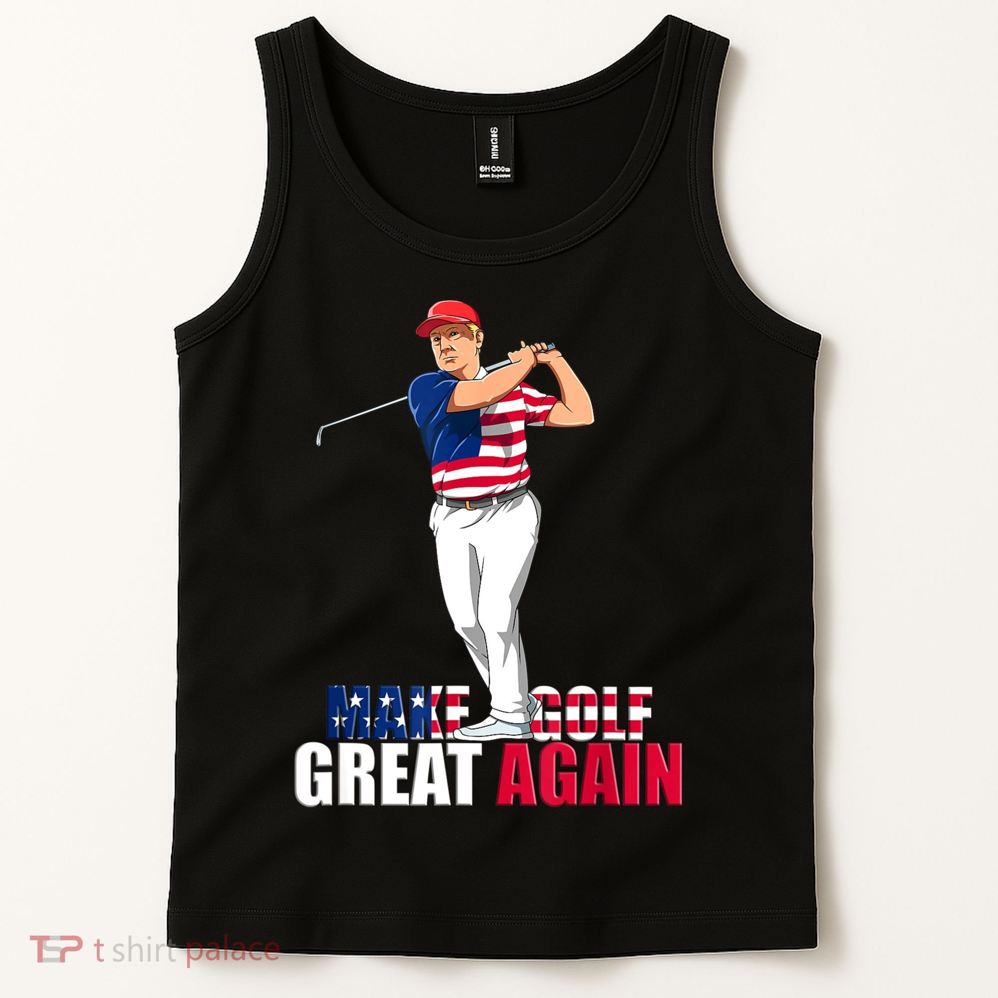 Donald Trump Funny Golf Gift Tank Top