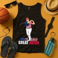 Donald Trump Funny Golf Gift Tank Top thumb 4