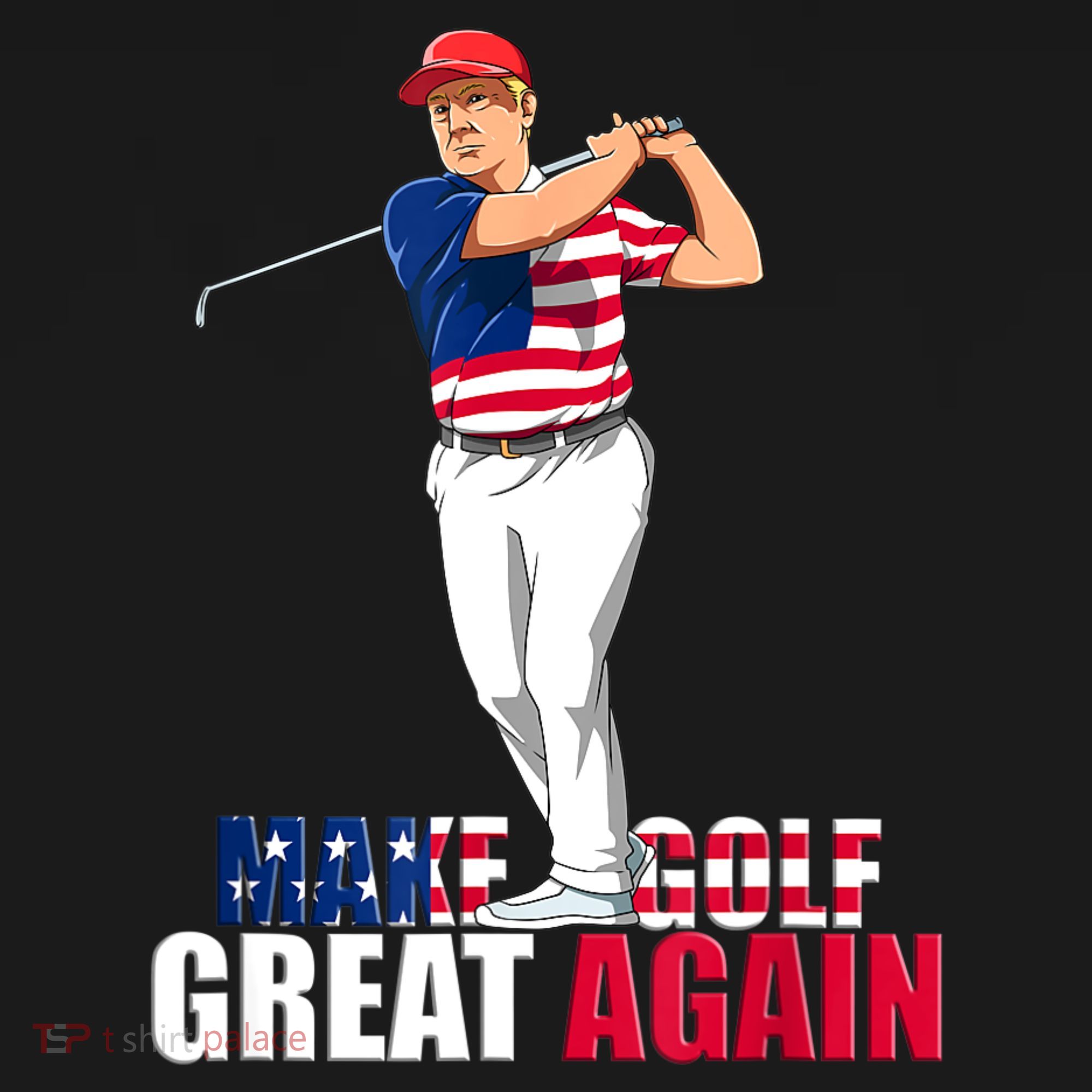 Donald Trump Funny Golf Gift Toddler T-Shirt