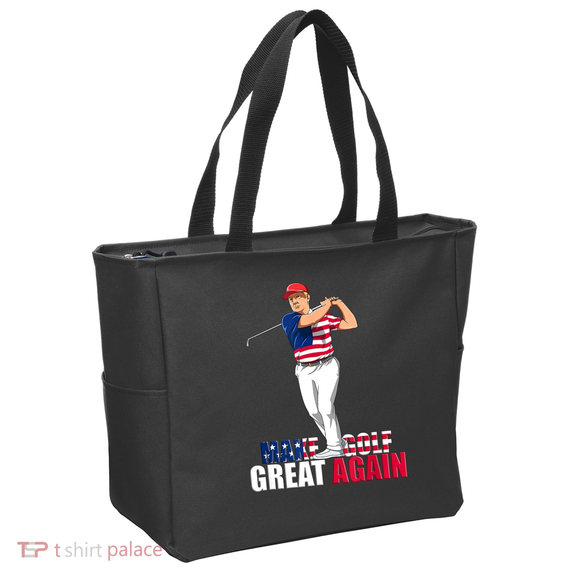 Donald Trump Funny Golf Gift Tote Bag