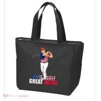 Donald Trump Funny Golf Gift Tote Bag thumb 3