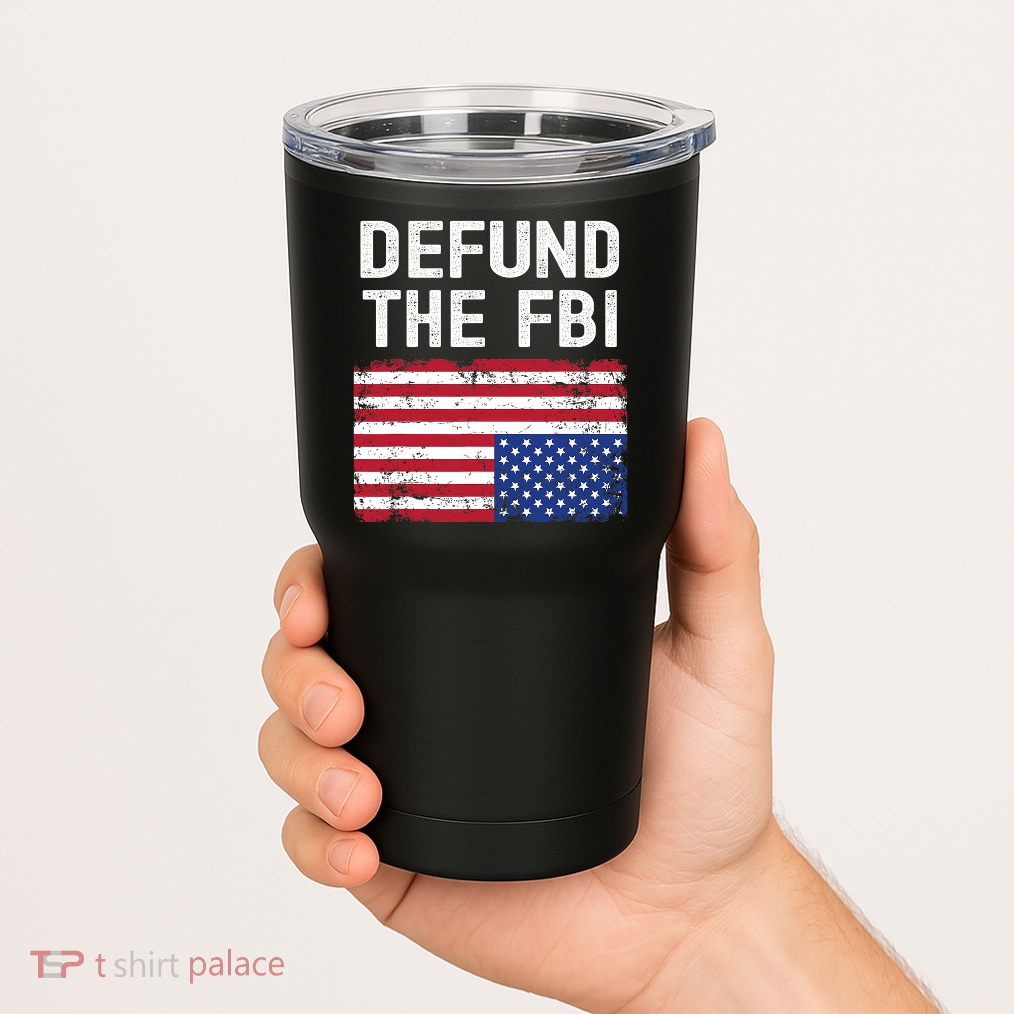 Defund The FBI American Flag Tumbler