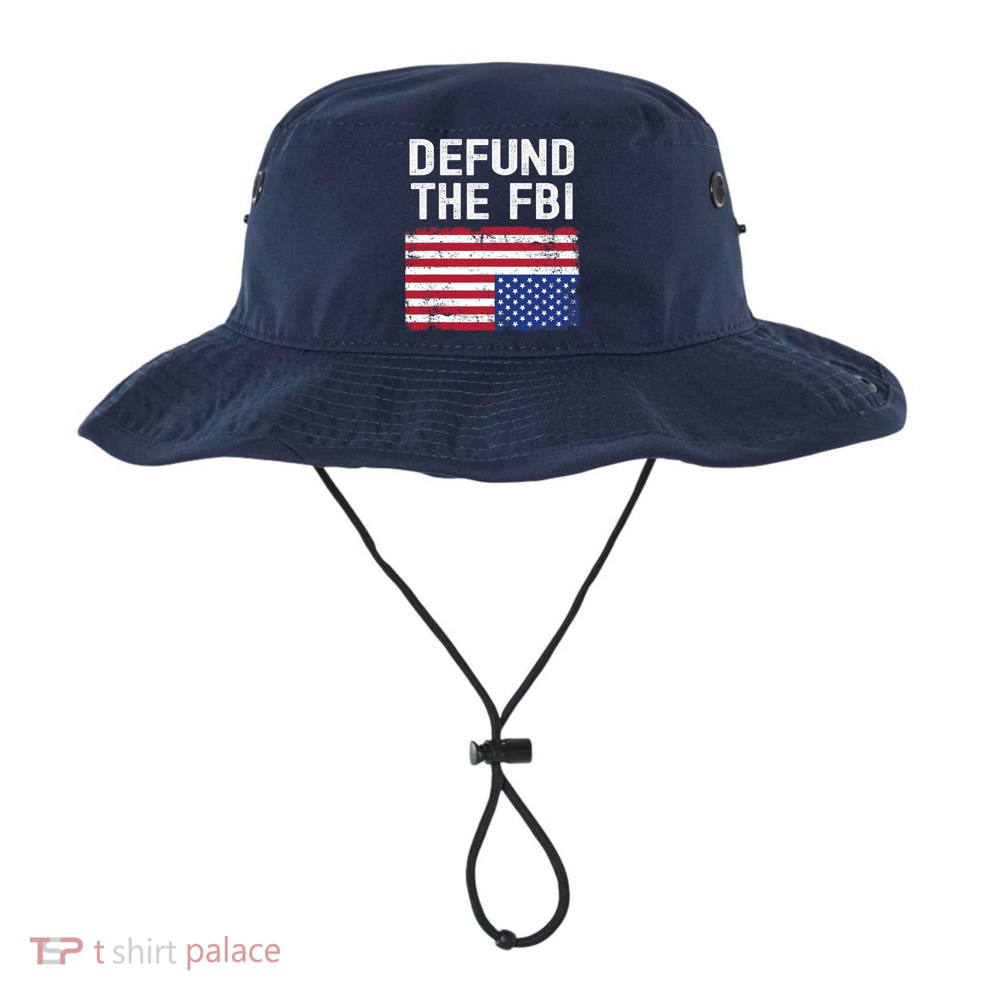 Defund The FBI American Flag Bucket Hat