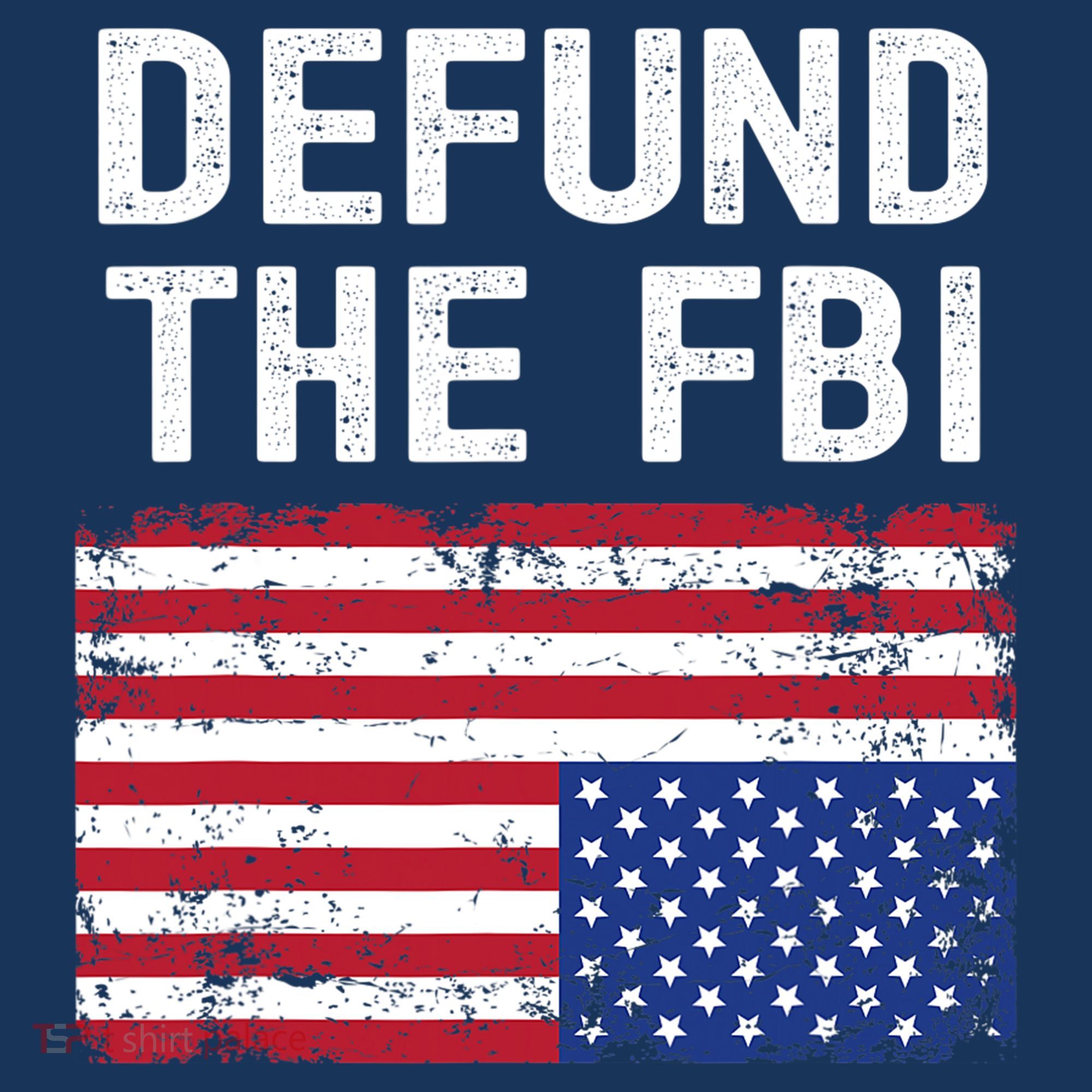 Defund The FBI American Flag Mousepad