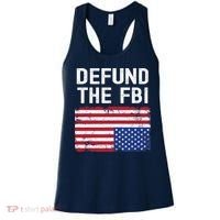 Defund The FBI American Flag Women's Tank Top thumb 0