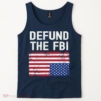 Defund The FBI American Flag Tank Top thumb 2