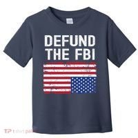 Defund The FBI American Flag Toddler T-Shirt thumb 0