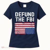 Defund The FBI American Flag Women's T-Shirt thumb 0