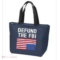 Defund The FBI American Flag Tote Bag thumb 3