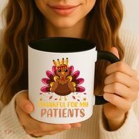 Doctor Thankful For My Patients Nurse Thanksgiving Meaningful Gift Coffee Mug thumb 3