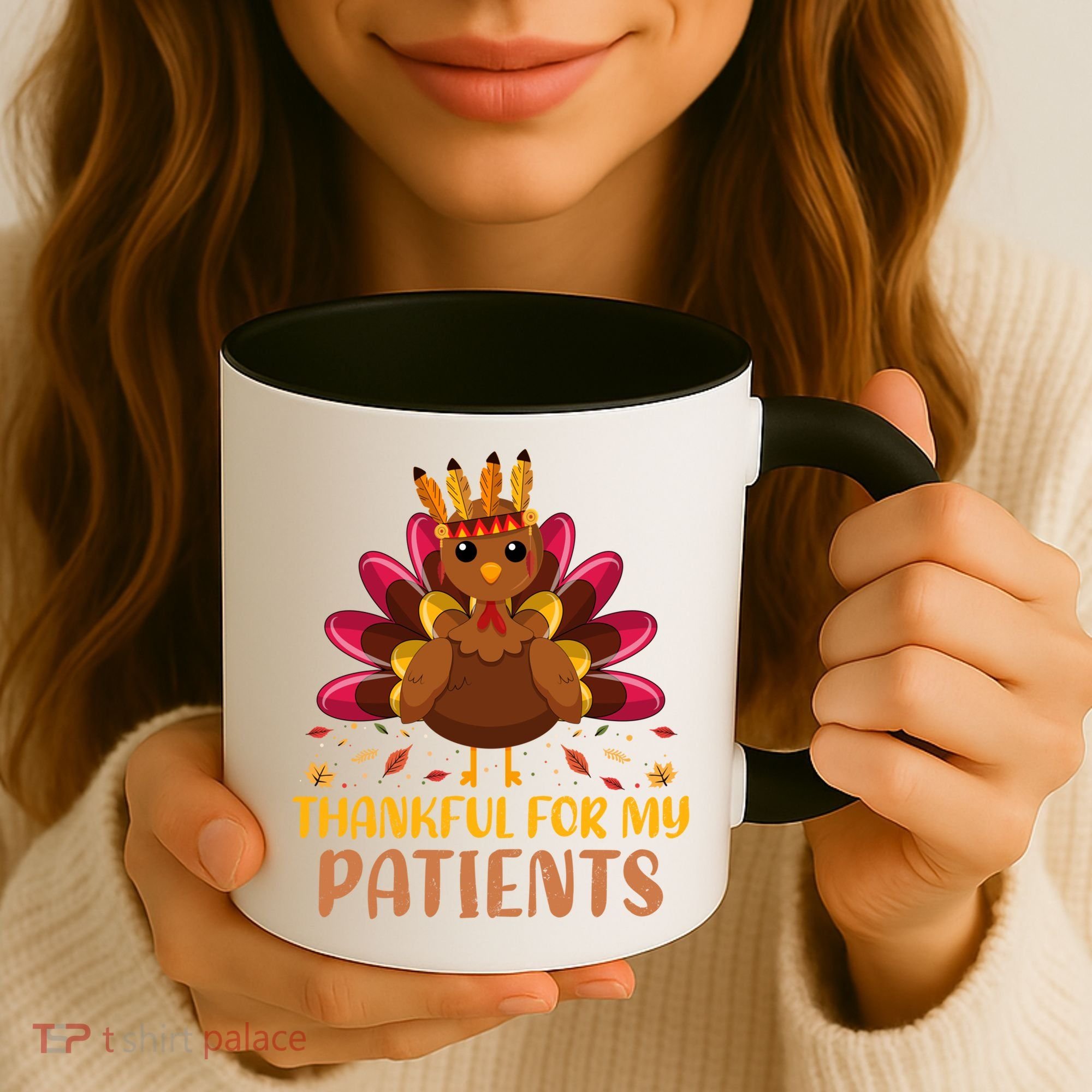 Doctor Thankful For My Patients Nurse Thanksgiving Meaningful Gift Coffee Mug