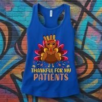Doctor Thankful For My Patients Nurse Thanksgiving Meaningful Gift Women's Tank Top thumb 3
