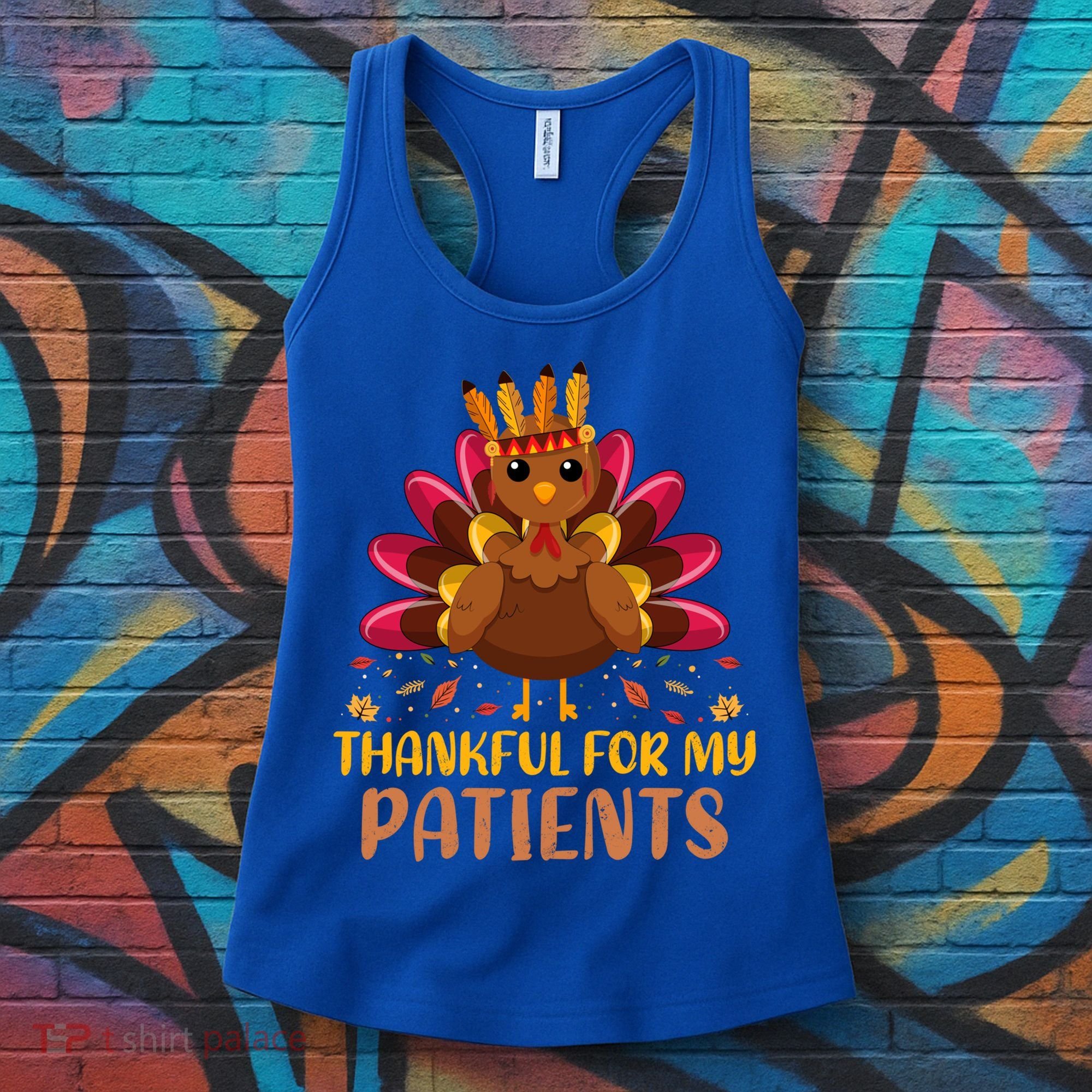 Doctor Thankful For My Patients Nurse Thanksgiving Meaningful Gift Women's Tank Top