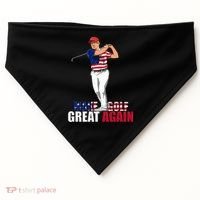 Donald Trump Funny Golf Gift USA-Made Doggie Bandana thumb 0