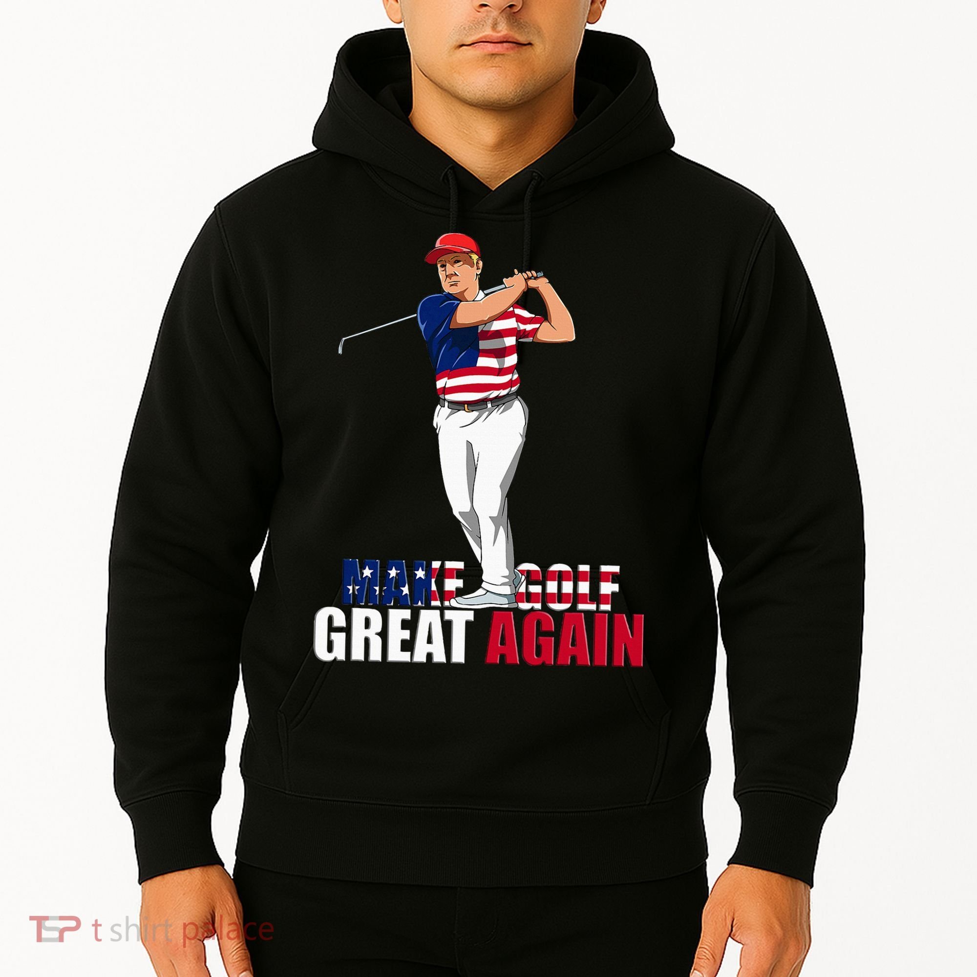 Donald Trump Funny Golf Gift Hoodie