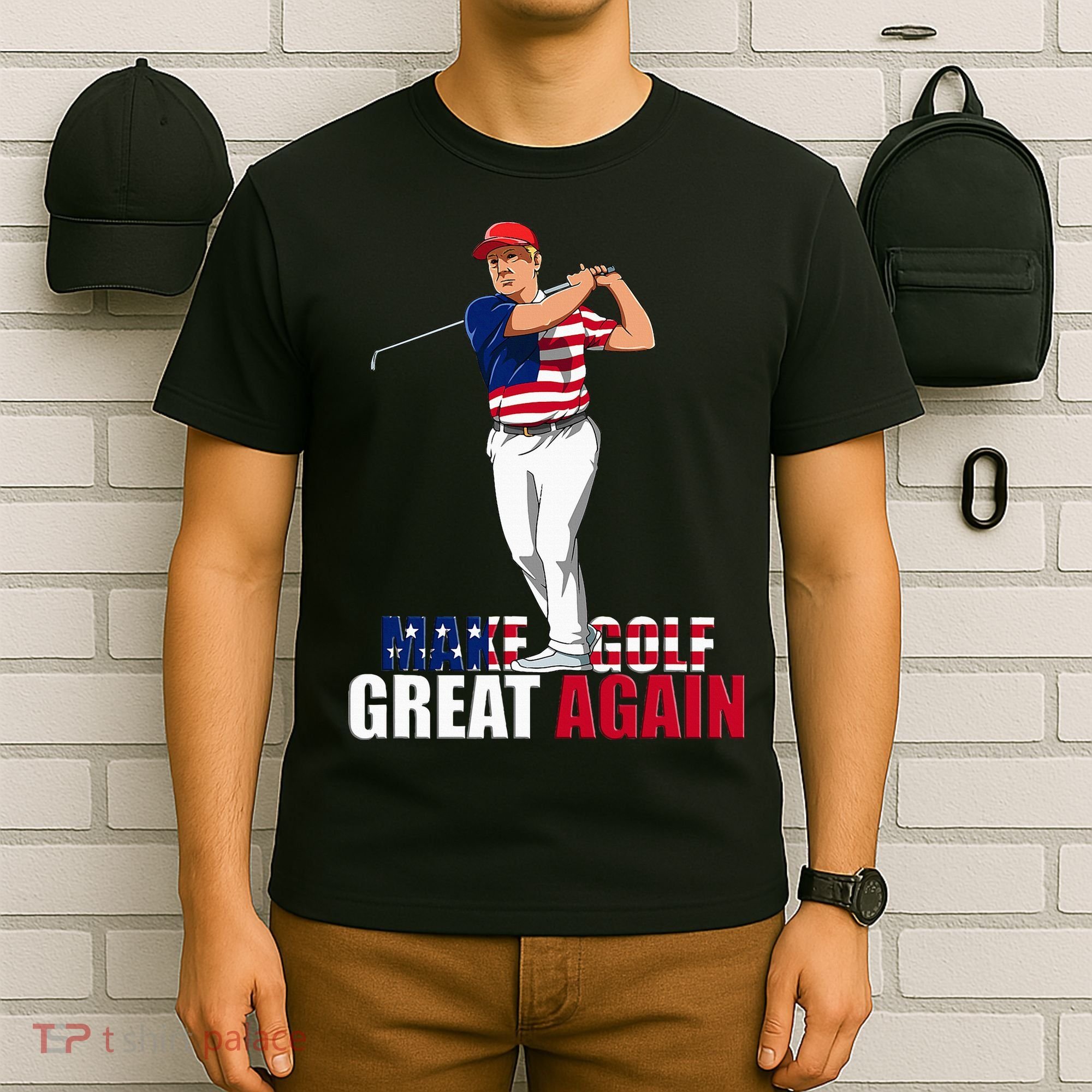 Donald Trump Funny Golf Gift T-Shirt