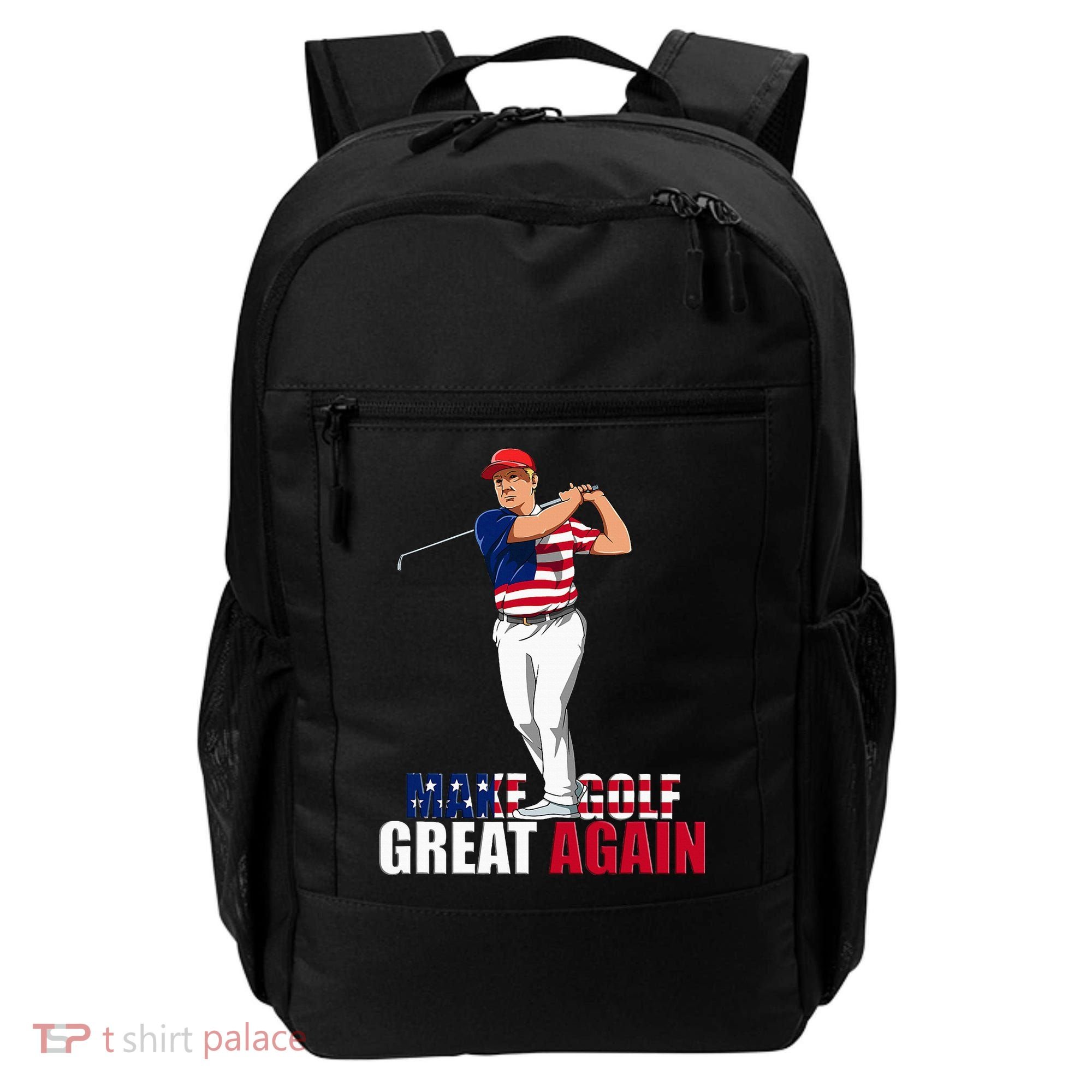 Donald Trump Funny Golf Gift Backpack