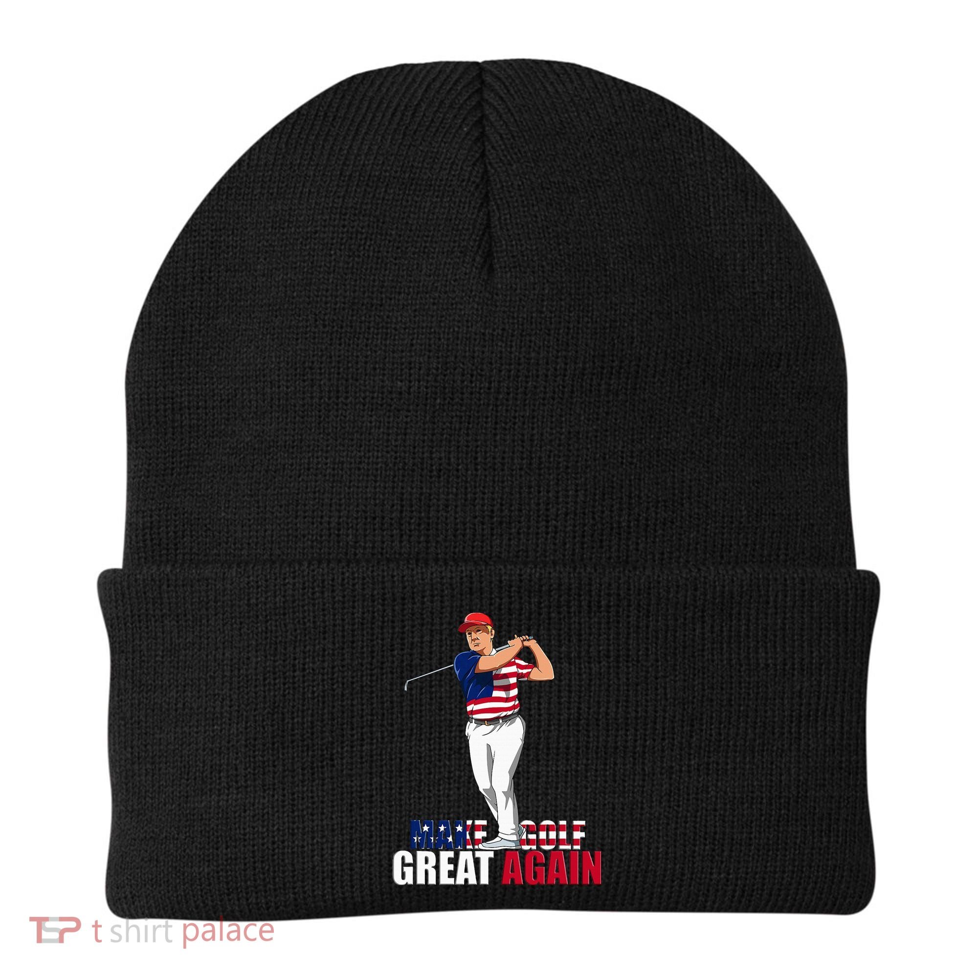 Donald Trump Funny Golf Gift Beanie