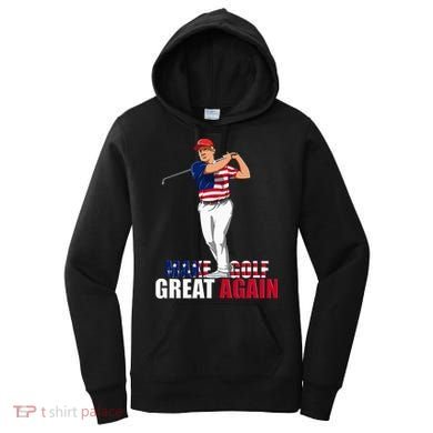 Donald Trump Funny Golf Gift Women's Hoodie
