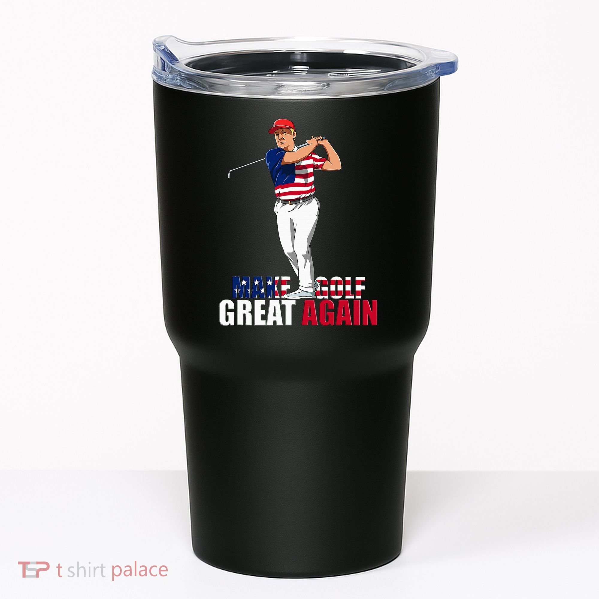 Donald Trump Funny Golf Gift Tumbler
