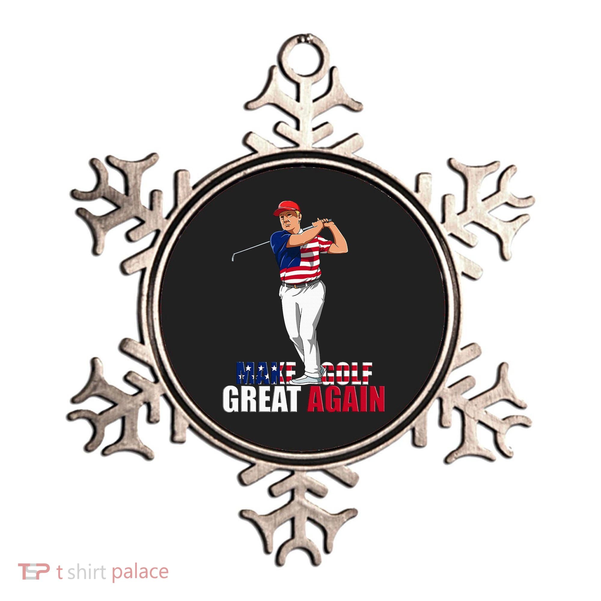 Donald Trump Funny Golf Gift Ornament