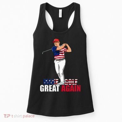 Donald Trump Funny Golf Gift Women's Tank Top