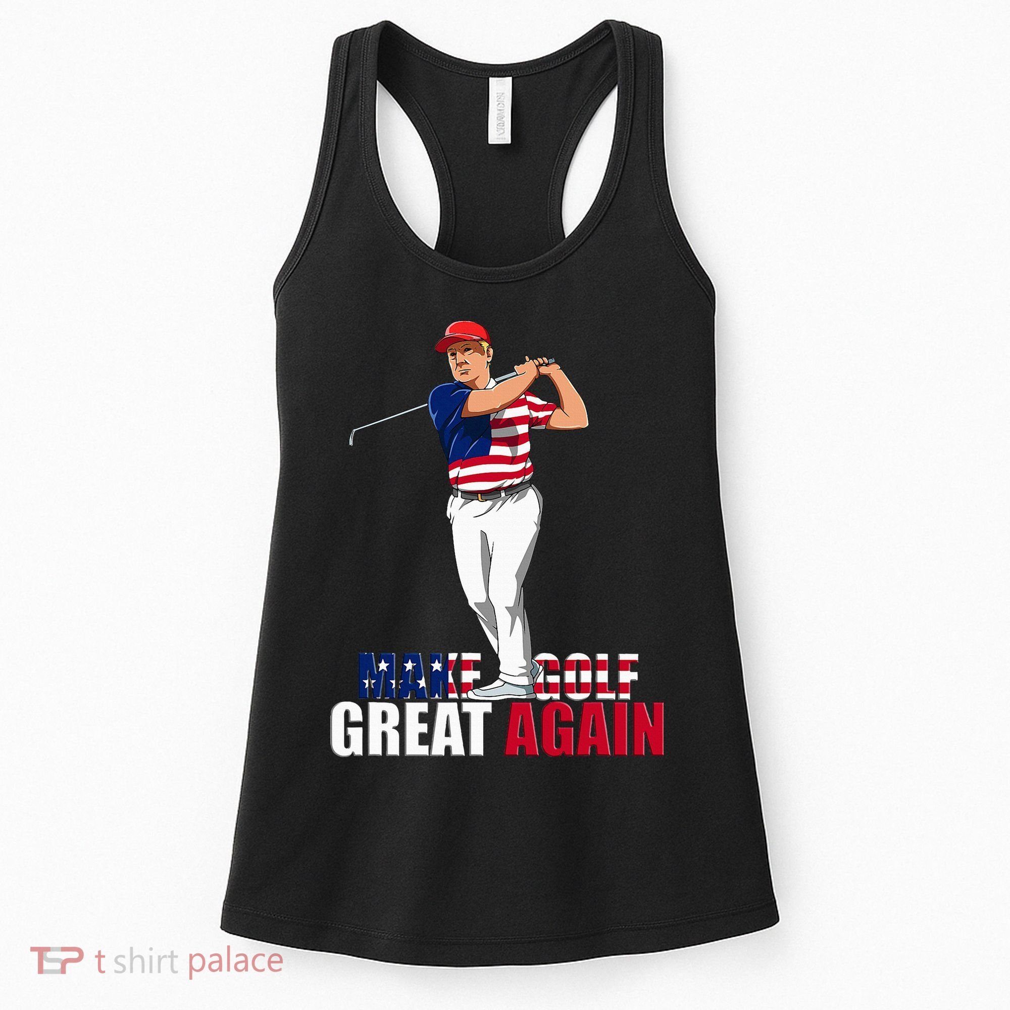 Donald Trump Funny Golf Gift Women's Tank Top