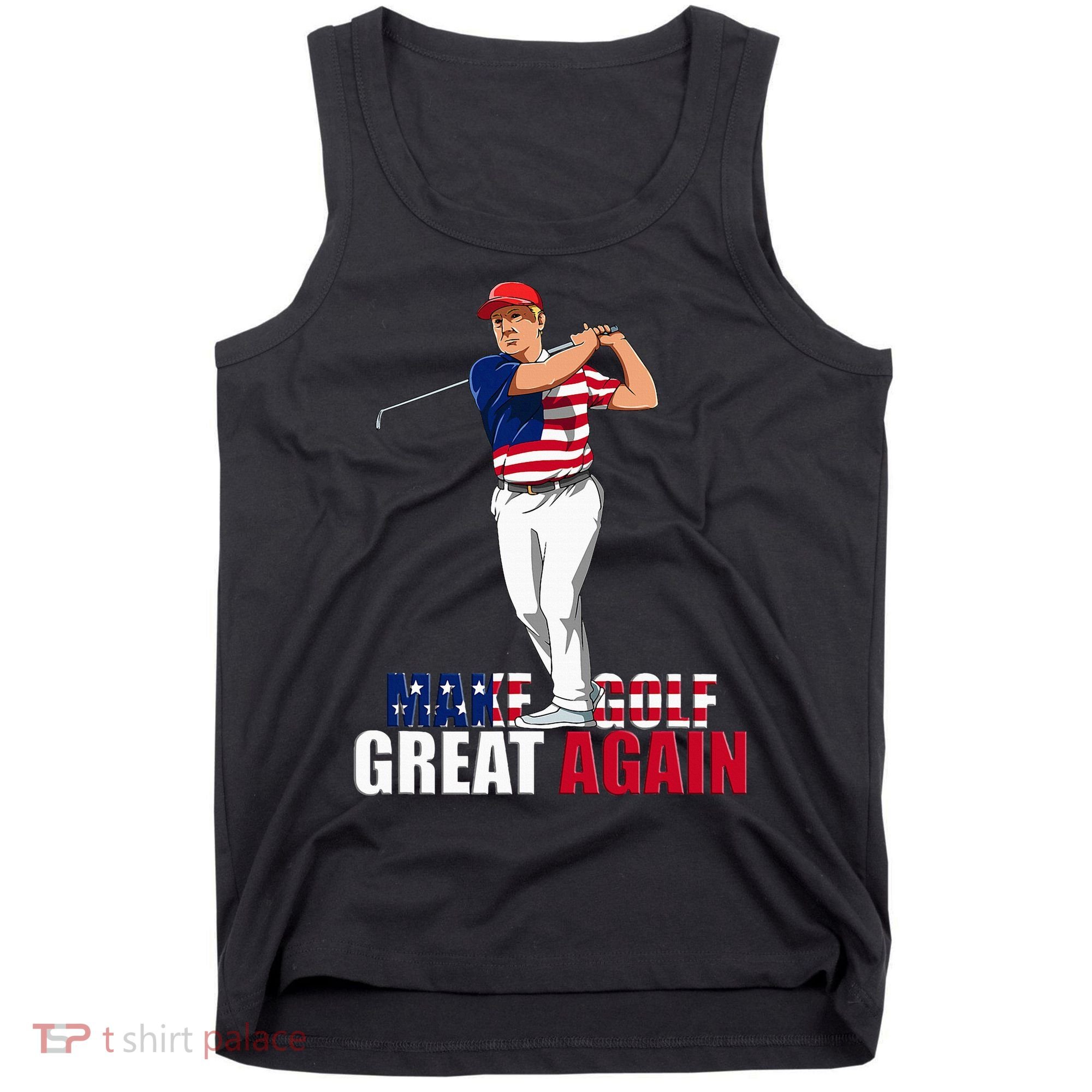 Donald Trump Funny Golf Gift Tank Top