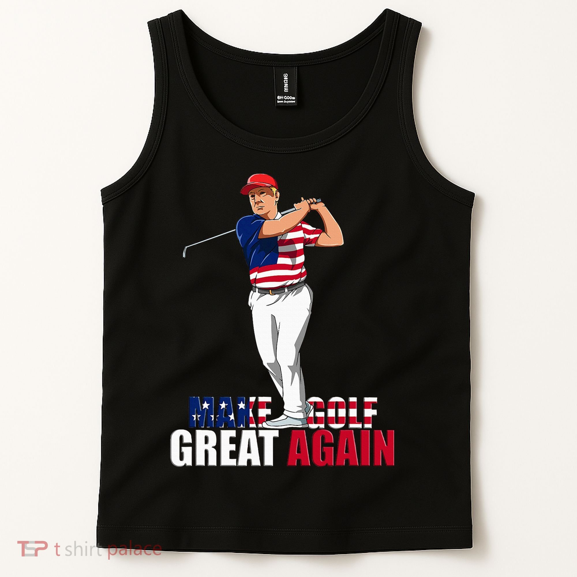 Donald Trump Funny Golf Gift Tank Top