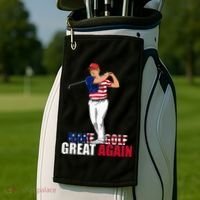 Donald Trump Funny Golf Gift Golf Towel thumb 2