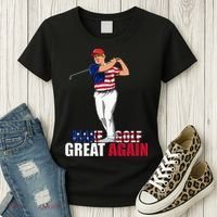 Donald Trump Funny Golf Gift Women's T-Shirt thumb 3