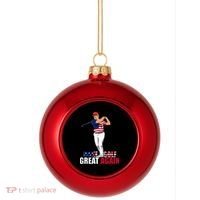 Donald Trump Funny Golf Gift Plastic Christmas Ball Ornament thumb 0
