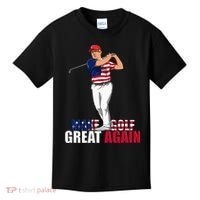 Donald Trump Funny Golf Gift Kids T-Shirt thumb 0