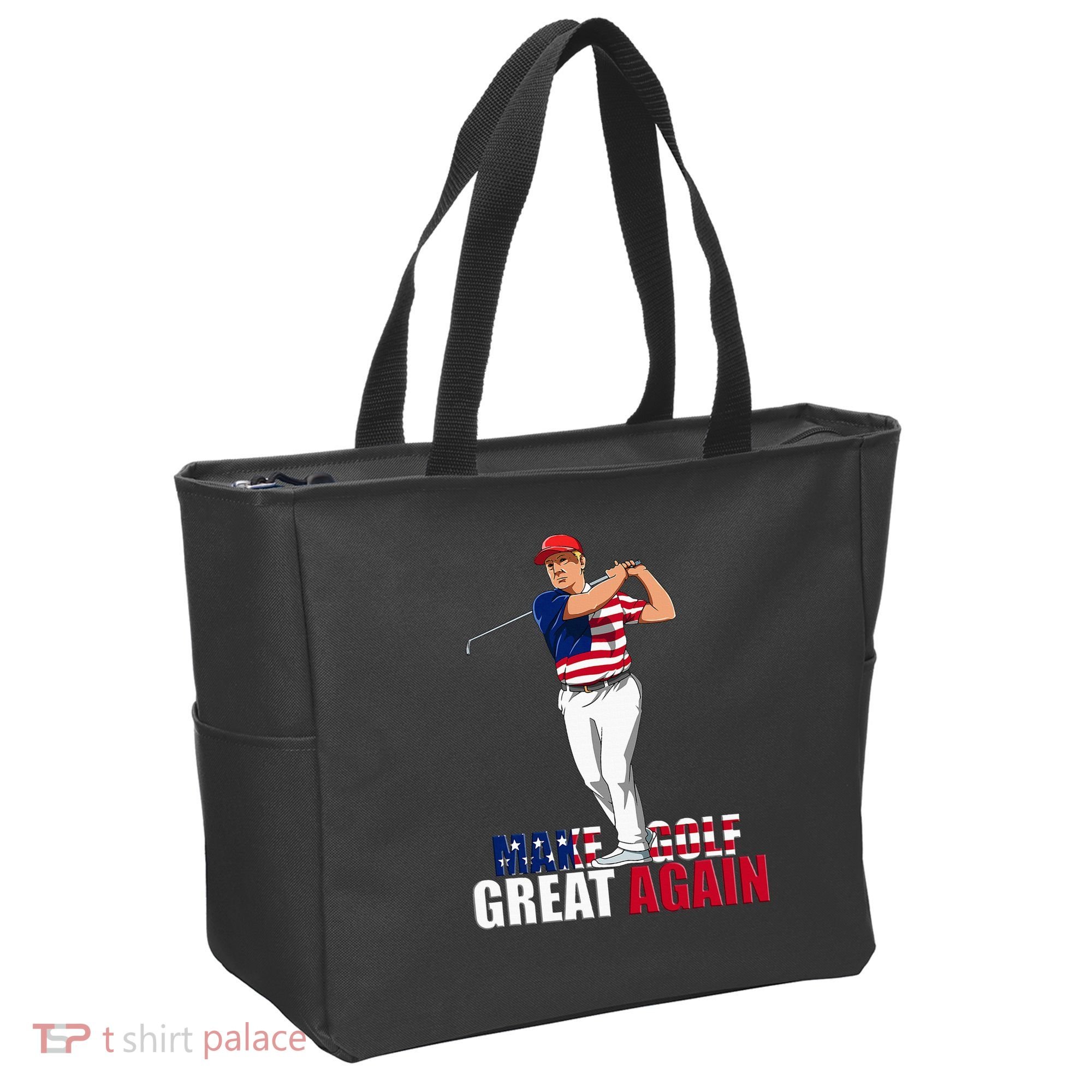 Donald Trump Funny Golf Gift Tote Bag