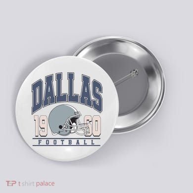 Dallas Texas Football Button
