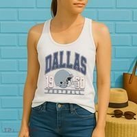 Dallas Texas Football Women's Tank Top thumb 2