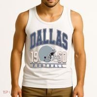 Dallas Texas Football Tank Top thumb 3