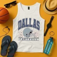 Dallas Texas Football Tank Top thumb 4